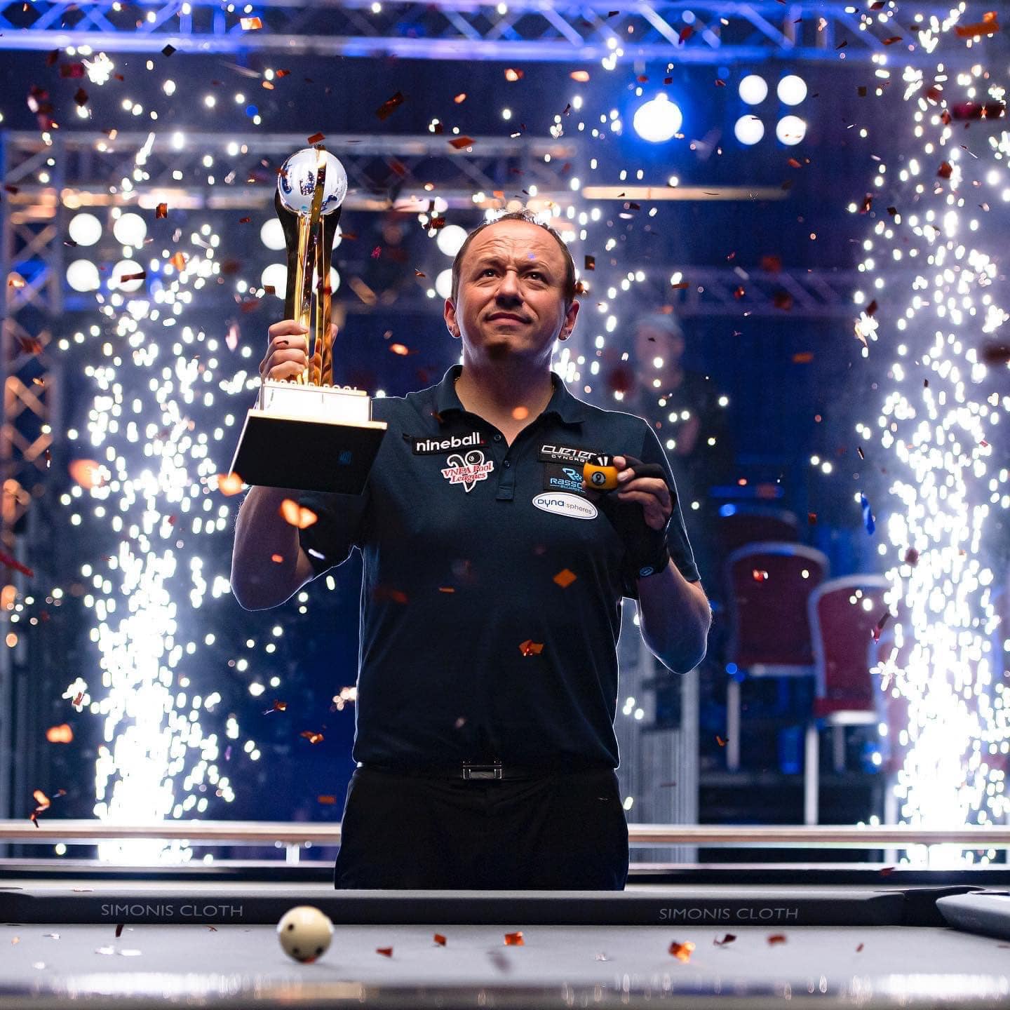 Shane Van Boening is 9 Ball Champion of the world Dynaspheres®