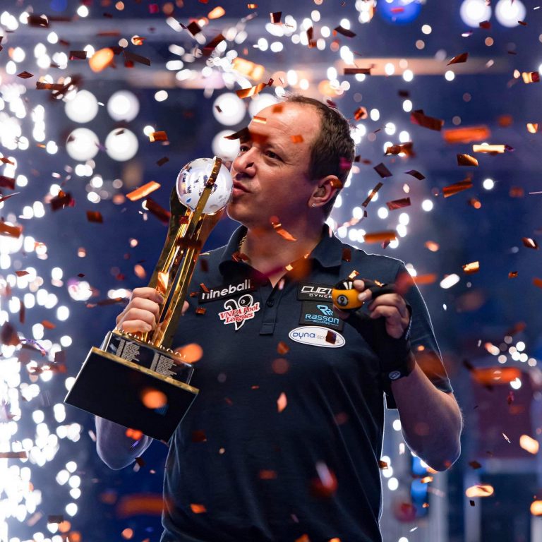 Shane Van Boening is 9 Ball Champion of the world Dynaspheres®