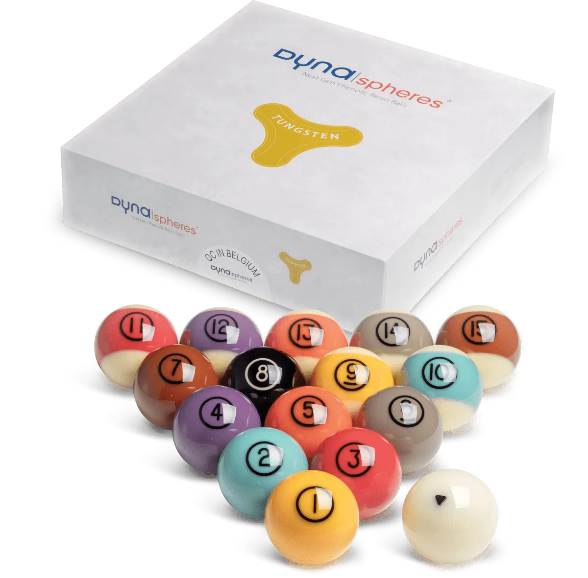 Dynaspheres - Tungsten - Pool Balls set