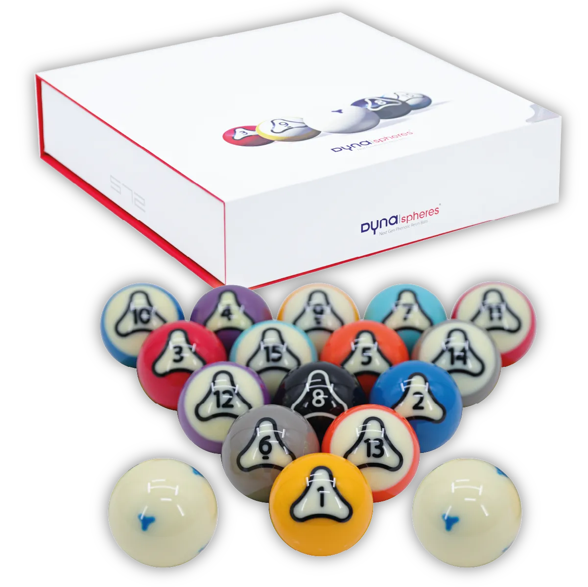 Dynaspheres - Platinum - Pool Balls set - exclusive for Just Do It
